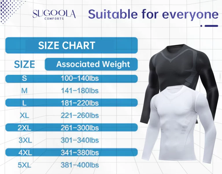 Sugoola™ Far-Infrared Tourmaline Magnetic Mens Undershirt