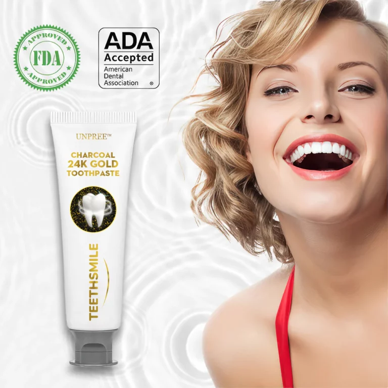 UNPREE™ Charcoal 24K Gold Whitening Toothpaste