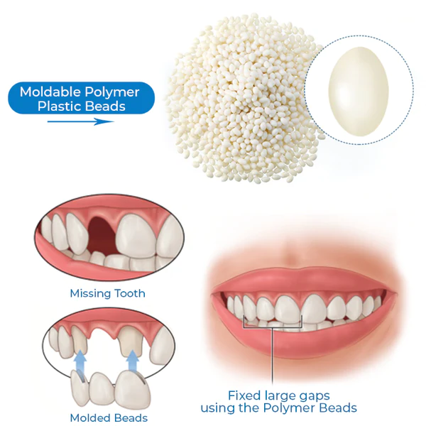 Unpree™ Temporary Moldable False Tooth
