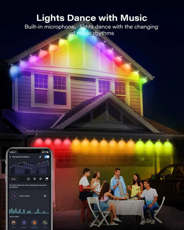 Wi-Fi Bluetooth Smart Permanent Led for outdoor