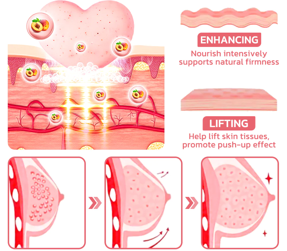 flysmus™ DoublePeach Collagen Plumping Soap