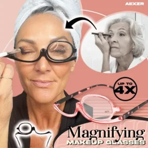 Aexzr™ Magnifying Flip-Lens Cosmetic Eye Glasses