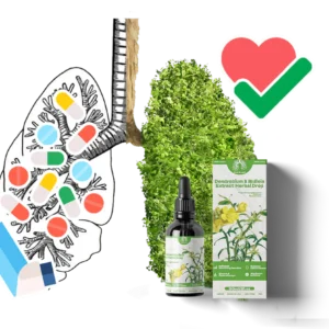 BREATHE-RIGHT DENDROBIUM & MULLEIN EXTRACT: POWERFUL LUNG SUPPORT CLEANSE & RESPIRATORY