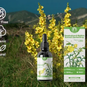 BREATHE-RIGHT DENDROBIUM & MULLEIN EXTRACT: POWERFUL LUNG SUPPORT CLEANSE & RESPIRATORY