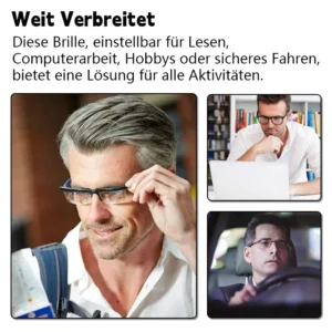 Biancat™ VisionFlex Präzisions-Lesebrille mit einstellbarer Stärke