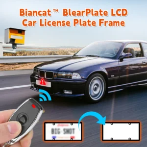 BlearPlate LCD Car License Plate Frame