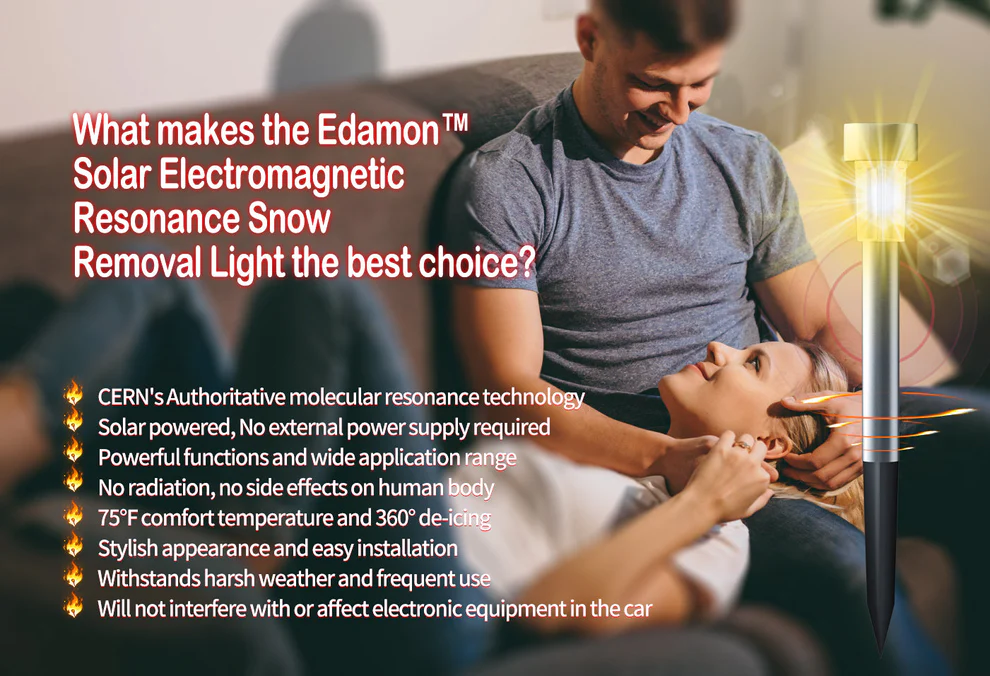 Edamon™ Solar Electromagnetic Resonance Snow Removal Light - Zero Energy Consumption