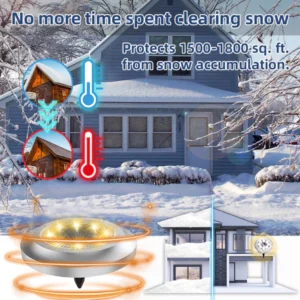 Edamon™ Solar-Powered Electromagnetic Resonance De-Icing Light