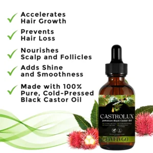 Fivfivgo™ CastroLux Jamaican Black Castor Oil