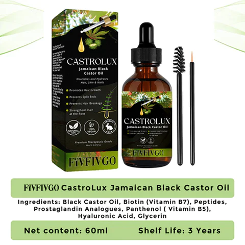 Fivfivgo™ CastroLux Jamaican Black Castor Oil