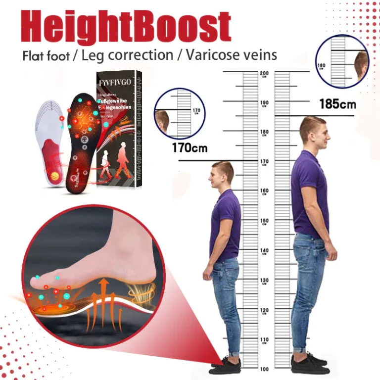 Oveallgo™ HeightBoost Far Infrared Titanium Ion Arch Correction Insoles