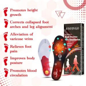 Oveallgo™ HeightBoost Far Infrared Titanium Ion Arch Correction Insoles