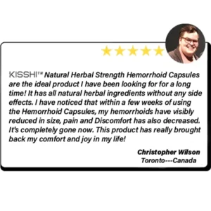 Kisshi™ Natural Herbal Strength Hemorrhoid Capsules