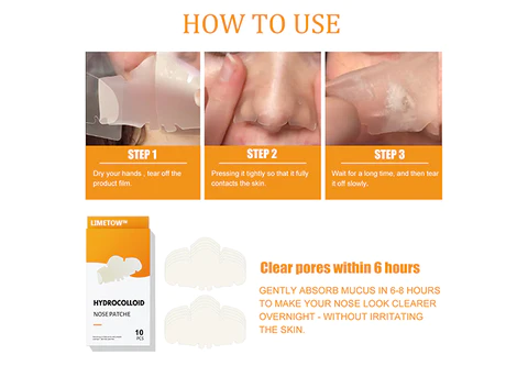 LIMETOW™ Hydrocolloid Blackhead Strips