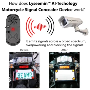 Lyseemin™ AI-Techology Motorcycle Signal Concealer Device