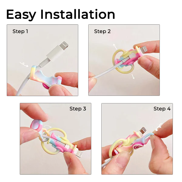 Lyseemin™ Holographic Cable Organizer & Protector