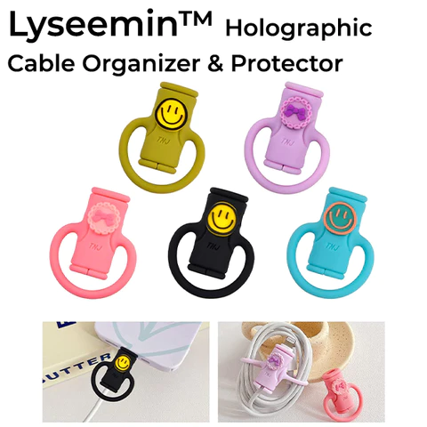 Lyseemin™ Holographic Cable Organizer & Protector