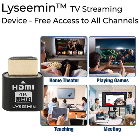 Lyseemin™ TV Streaming Device - Free Access to All Channels