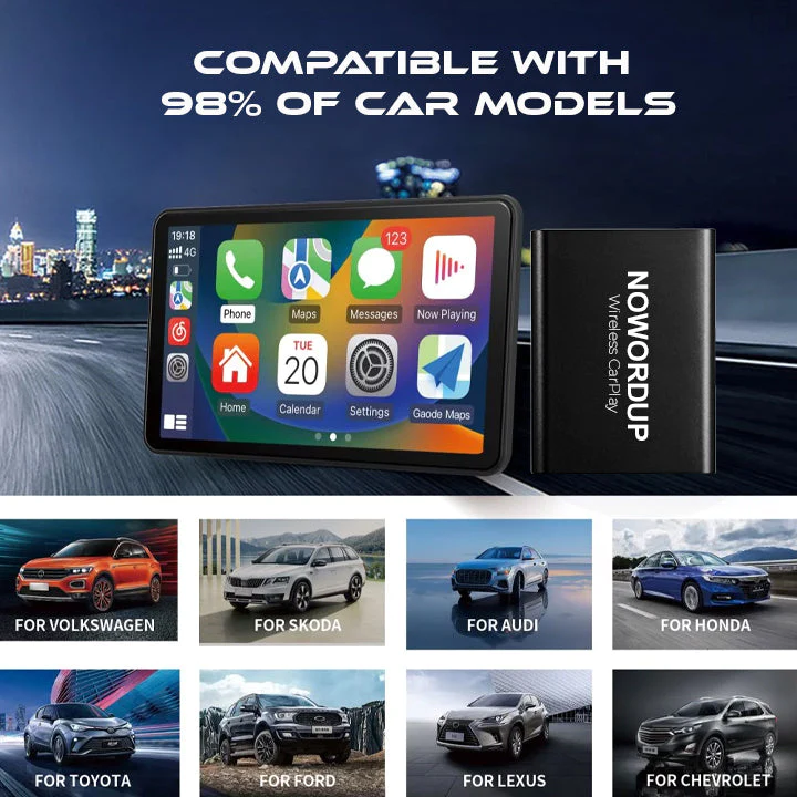 NOWORDUP™ All-in-One Wireless Intelligent CarPlay