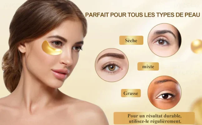 Nouvelle recherche - Patch pour les yeux en or 24K