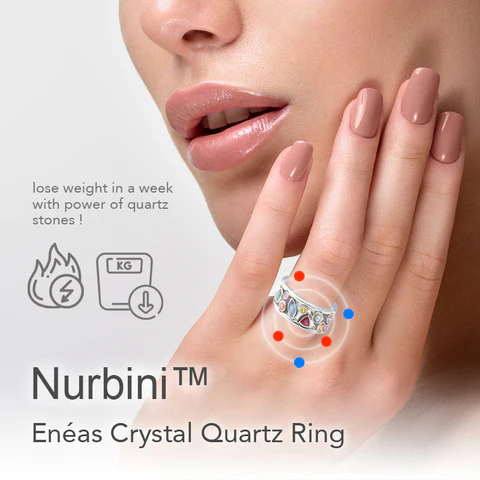 Nurbini™ Enéas Crystal Quartz Ring
