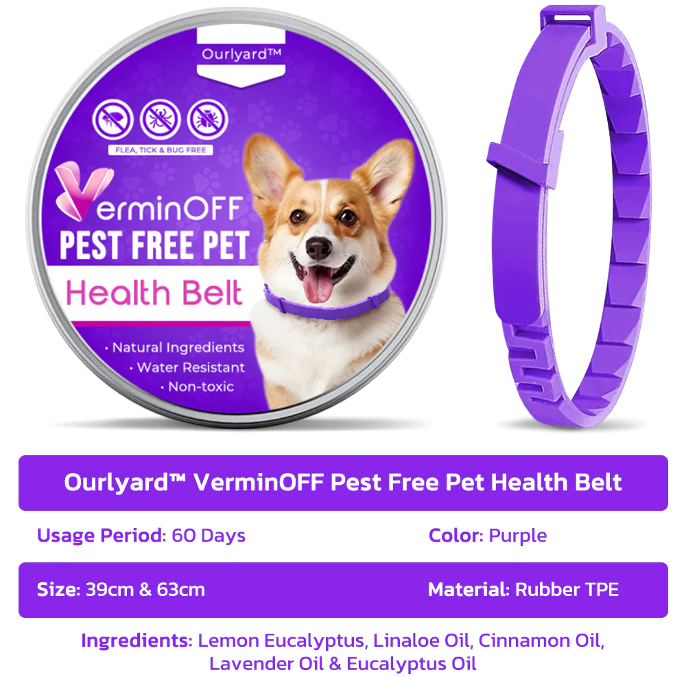 Ourlyard™ VerminOFF Pest Free Pet Health Belt