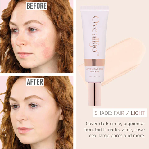 Oveallgo™ Easy Blend Coverage Foundation with Buffing Brush