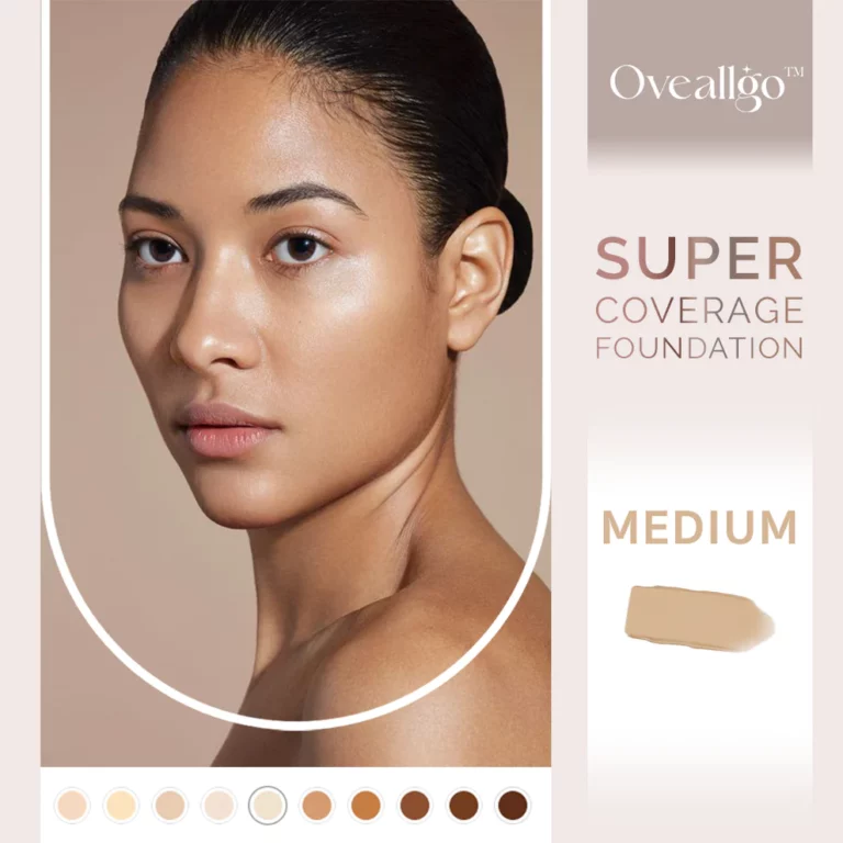 Oveallgo™ Easy Blend Coverage Foundation with Buffing Brush