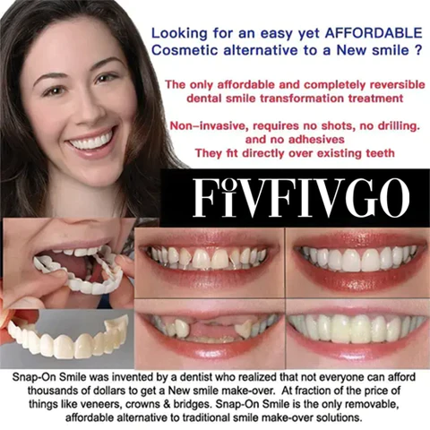 Oveallgo™ SMILE Adjustable Snap-On Dentures