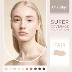 Oveallgo™ Super Coverage Foundation with Buffing Brush