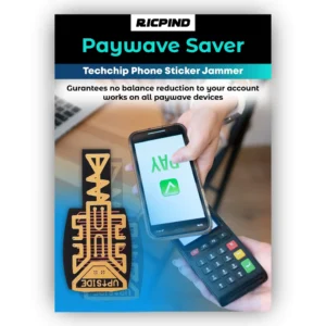 RICPIND 2 Paywave Saver Techchip Phone Sticker Jammer