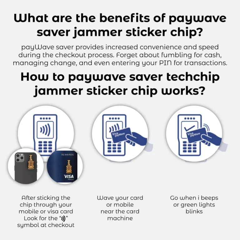 RICPIND 2 Paywave Saver Techchip Phone Sticker Jammer