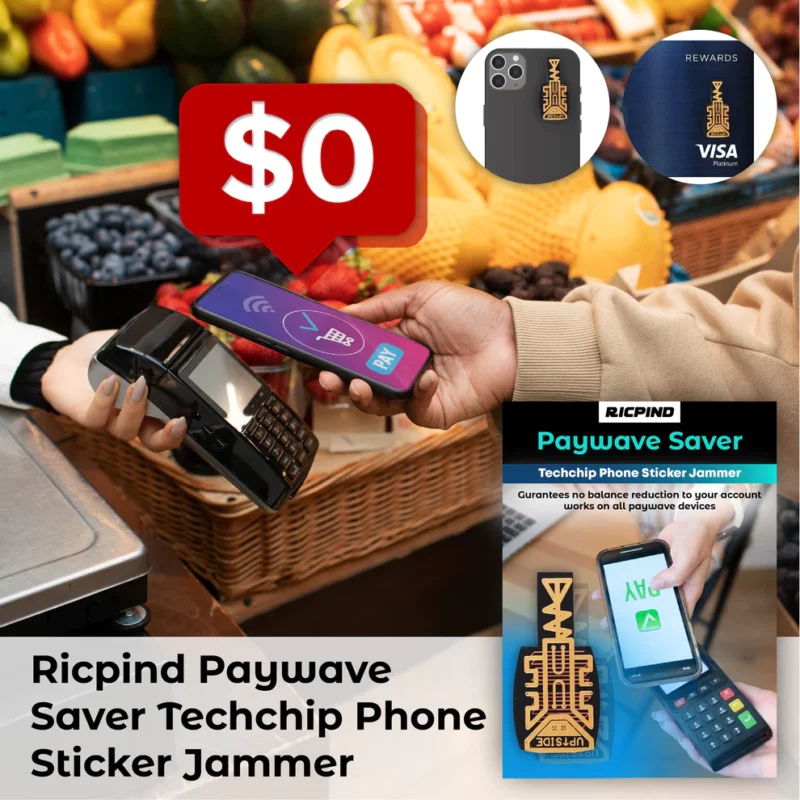 RICPIND 2 Paywave Saver Techchip Phone Sticker Jammer