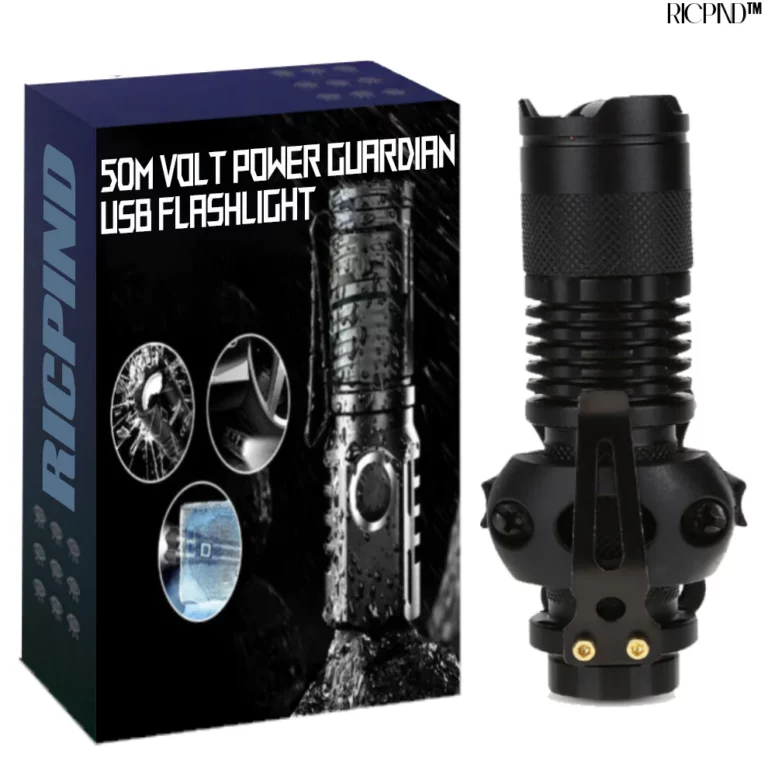 RICPIND 50M Volt Power Guardian USB Flashlight