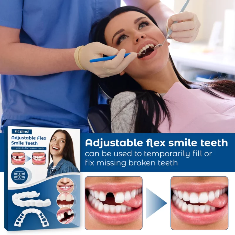 RICPIND Adjustable Flex SmileTeeth