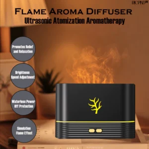 RICPIND Flame Aroma Ultrasonic Air Humidifier