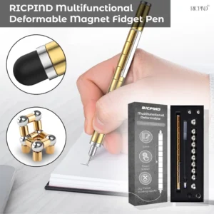 RICPIND Multifunctional Deformable Magnet Fidget Pen