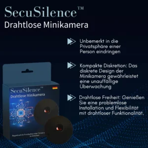 SecuSilence™ Drahtlose Minikamera