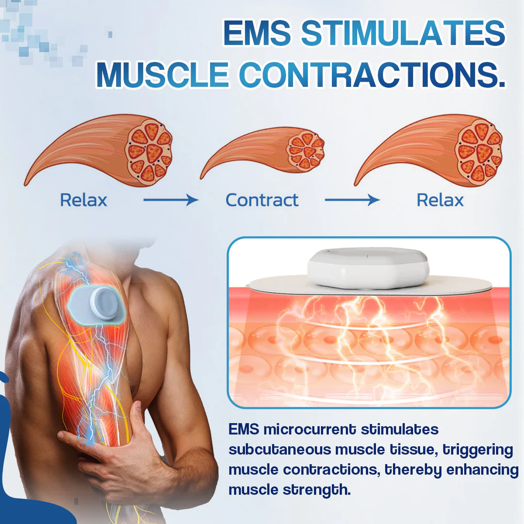 Suptruck™ EMS Electric Muscle Stimulation Therapy - Smart Portable Massager