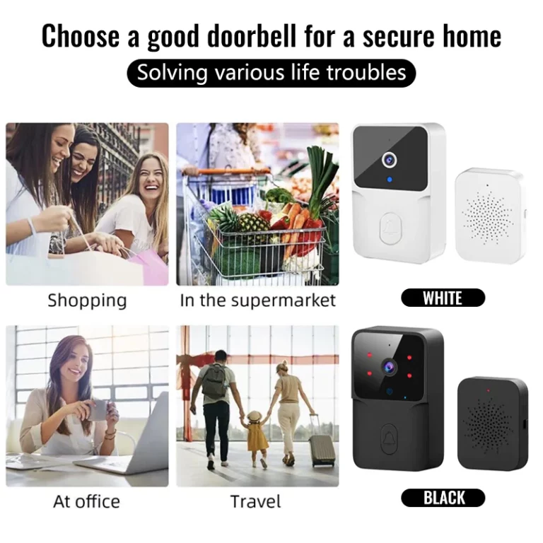 WiFi/Bluetooth dual-use smart video and call doorbell