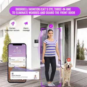 WiFi/Bluetooth dual-use smart video and call doorbell