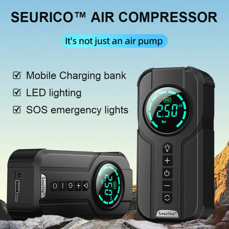 Seurico™ Smart Multipurpose Air Compressor - Jump Starters - Battery Charging Systems