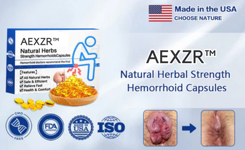 AEXZR™ Natural Herbal Strength Hemorrhoid Capsules