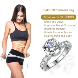 LIMETOW™ Magnetology Lymphvity Therapy Moissanite Diamond Ring