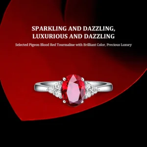 Luxurious Ruby Gem Stone Ring