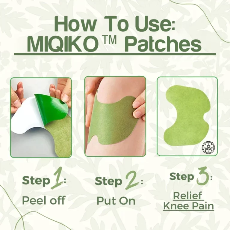 MIQIKO™ Natural Knee Pain Patches