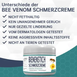 Neuseeland Bienenstich Gelenk-Bienenstich Schmerz- und Knochenheilungscreme