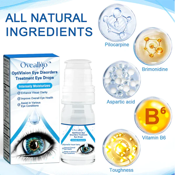 Oveallgo™ Clear OptiVision Eye Disorders Treatment Eye Drops