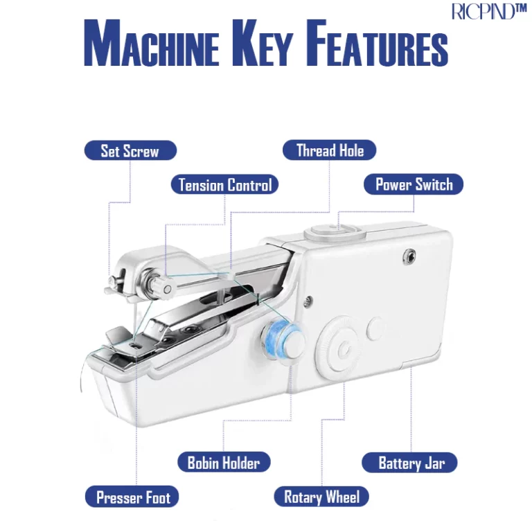 RICPIND Portable Handheld Mini Sewing Machine