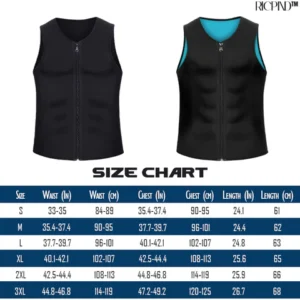 RICPIND ShapeMax Gynecomastia Compression Zipper Vest